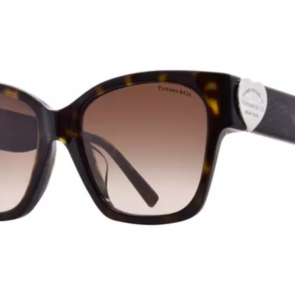 BNIB Tiffany & Co. Acetate Square Oversized Sunglasses RETURN TO TIFFANY 80153b - Picture 3 of 13